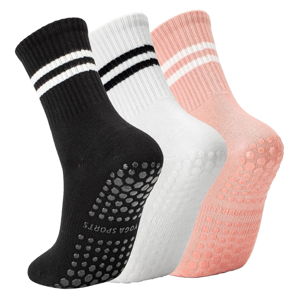 Grip Sock Yoga - Yoga-Pilates-Socken mit Griffen für Damen, rutschfeste