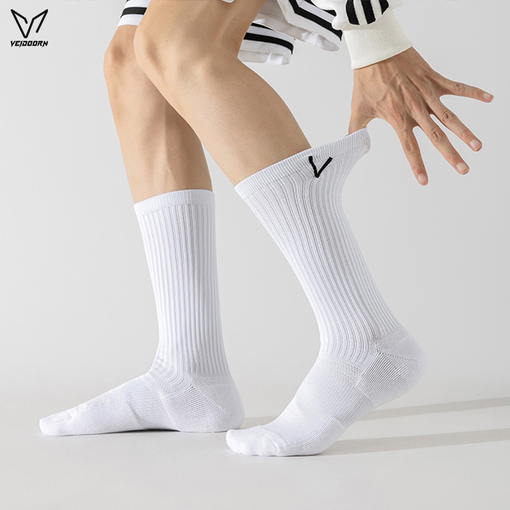 Athletic Sock Cushion - Veidoorn 4-Paar Sportsocken für Herren und