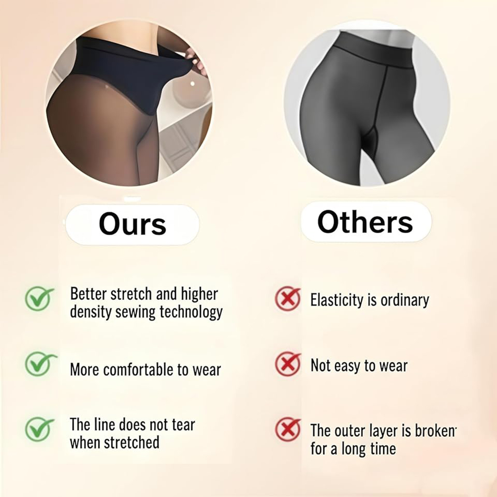 Ein Naht Fleece-gefütterte Str – Tights Pantyhose Sheer Bewertung und Preis