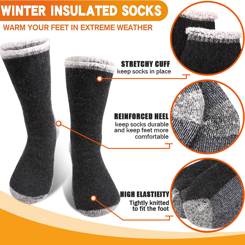 1 Paar warme Herrensocken aus  – Wool Hiking Sock Bewertung und Preis